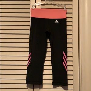 2 pairs of Adidas climalite 3/4 running pants